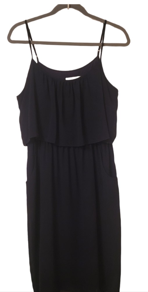 COSTA BLANCA Navy Dress with Adjustable Straps & Pockets
